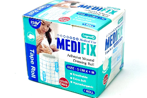 แผ่นปิดแผล medifix 5cm x 1m