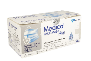 หน้ากากอนามัย 50ชิ้น/กล่อง สีขาว pro aid